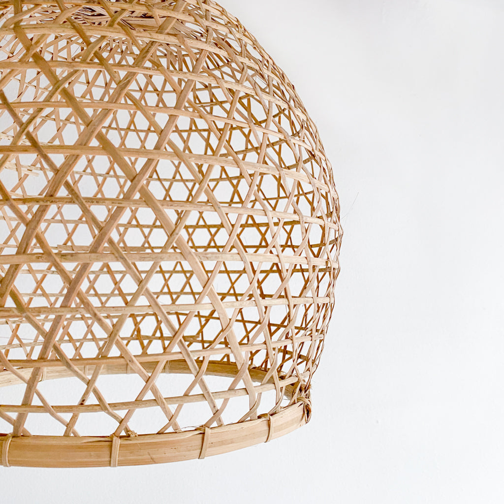 Bamboo Lampshade Round