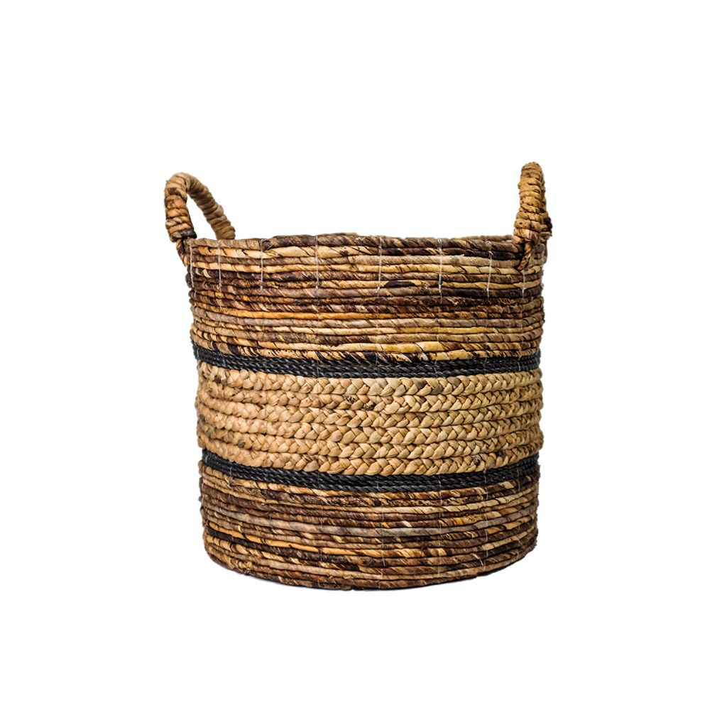 Banana leaf basket- natural twirled and pattern effect