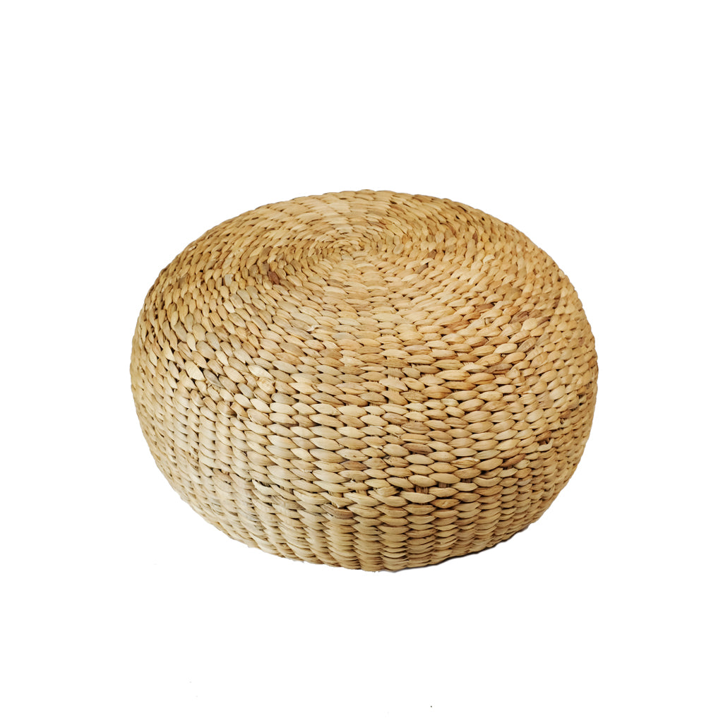 Boho Rattan Pouffe