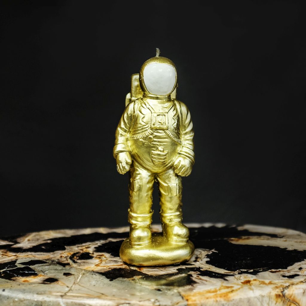 Gold Astronaut Candle