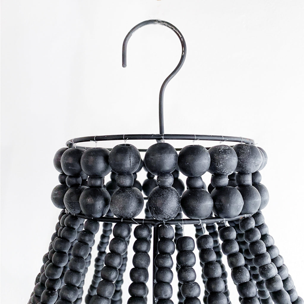 Wooden Beaded chandelier