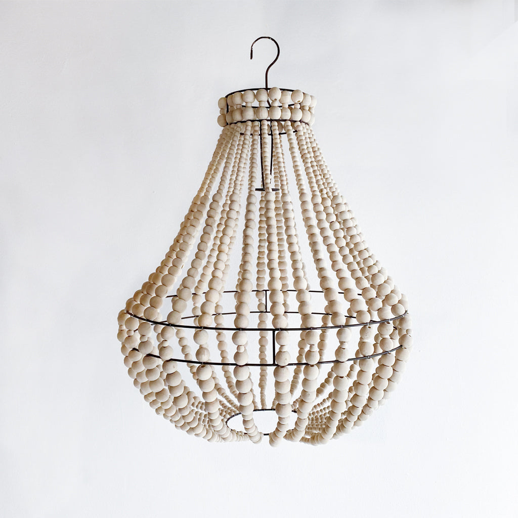 Wooden Beaded chandelier