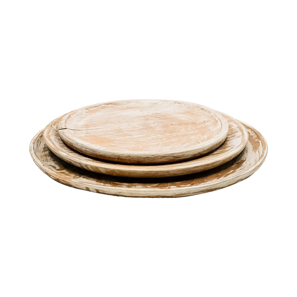 Rustic Wooden Plate