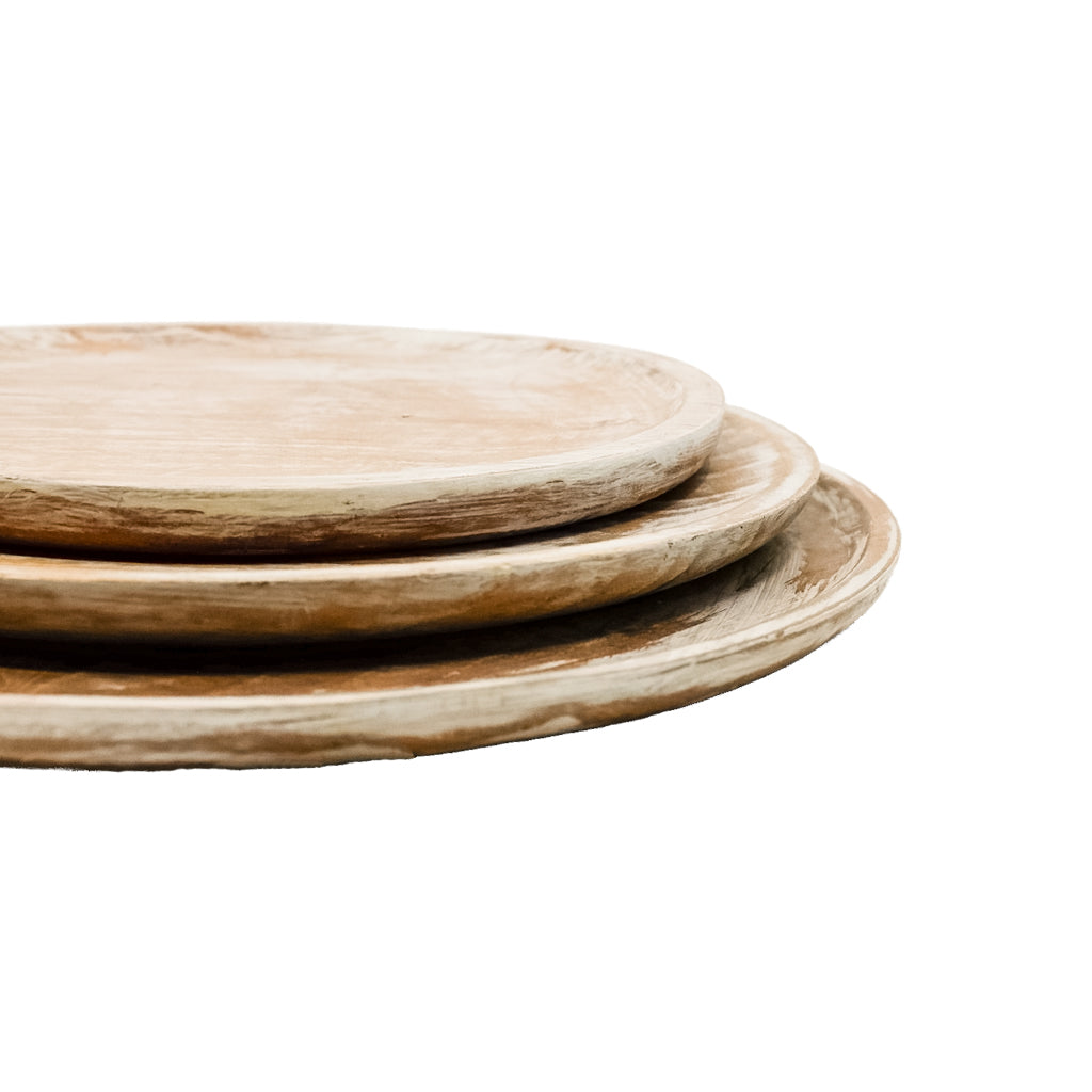 Rustic Wooden Plate