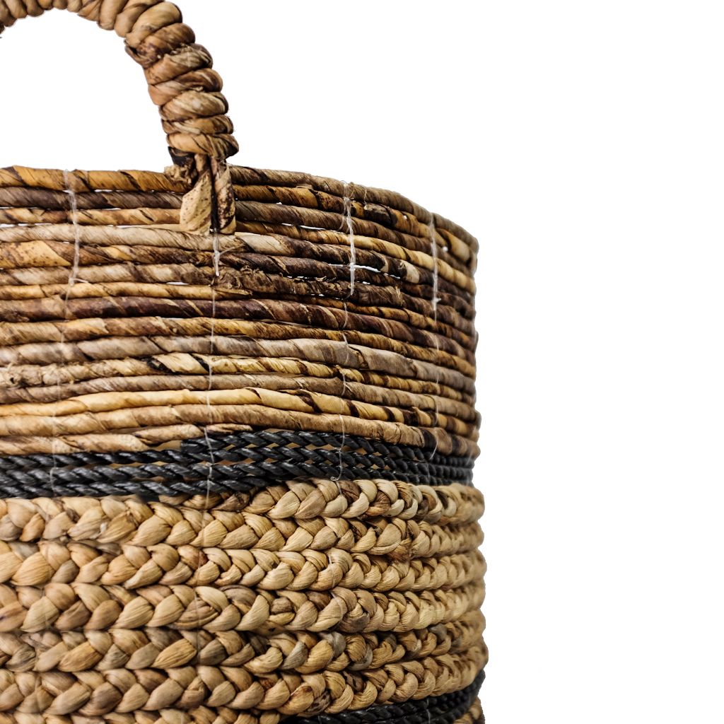 Banana leaf basket- natural twirled and pattern effect